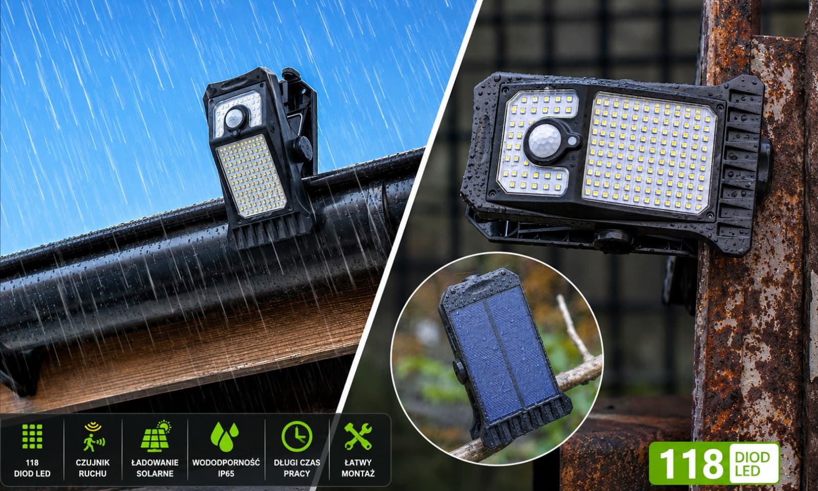 Lampa SolarLamps w użyciu — 2